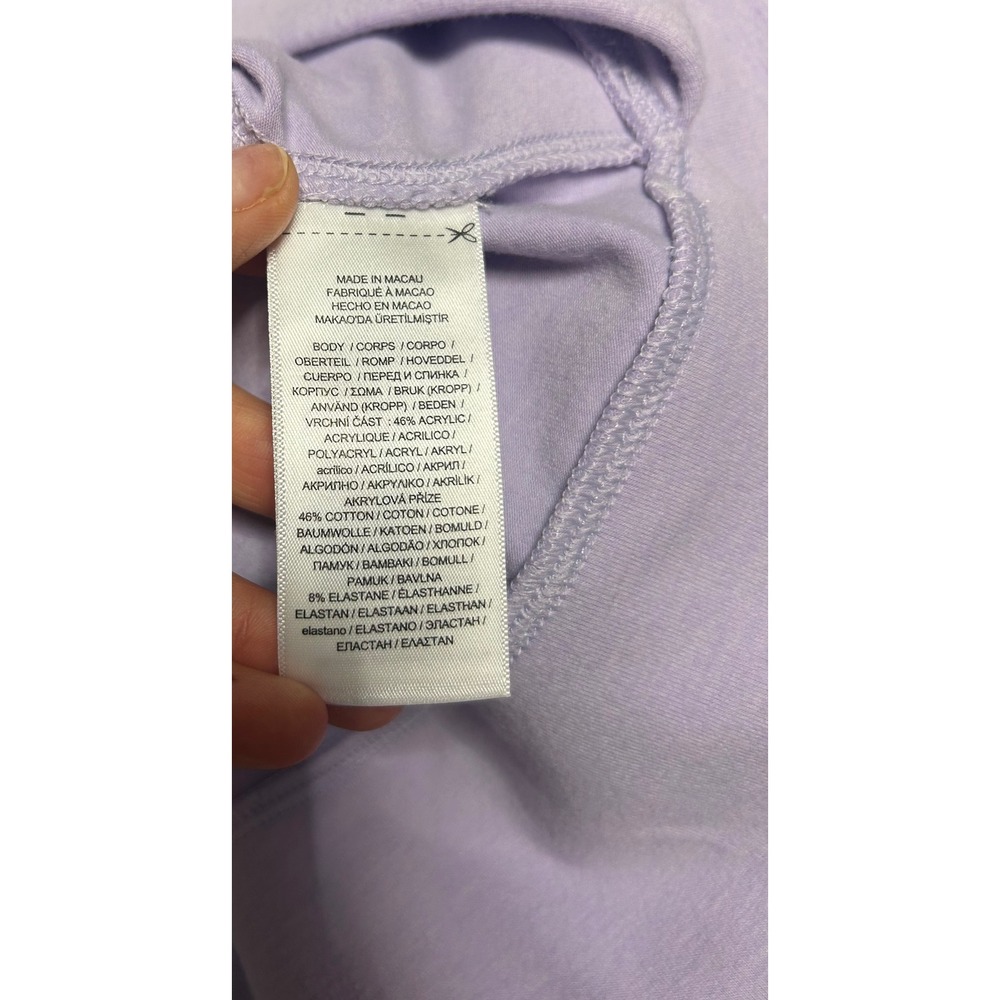RLX Ralph Lauren Womens Golf 3/4 Zip Pullover Acrylic Blend Medium Purple - Picture 4 of 7